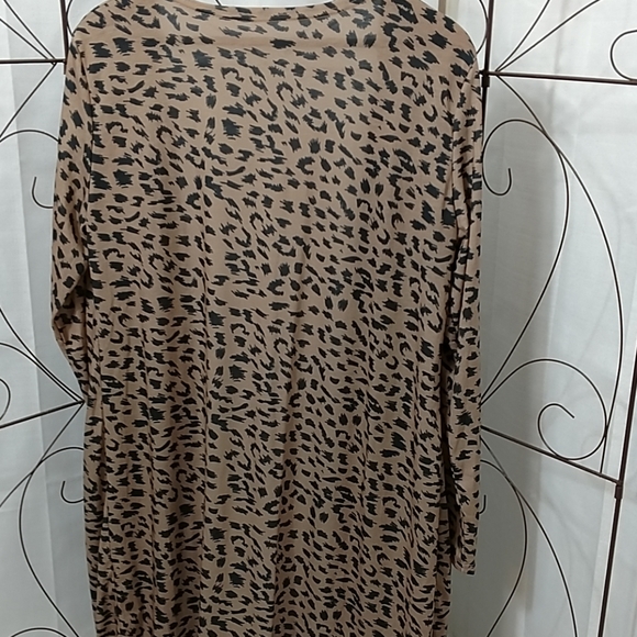 ✨HP✨ Knee Length Leopard Print Cardigan - Picture 8 of 8